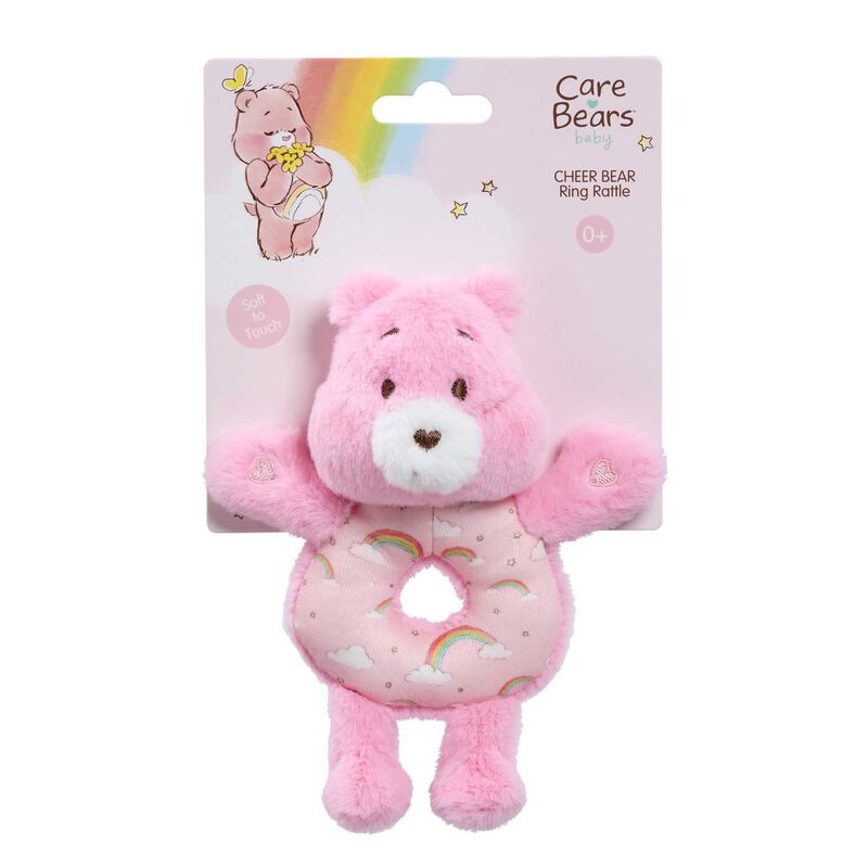 Care Bears Baby Ring Rattle - Cheer Bear image number 0