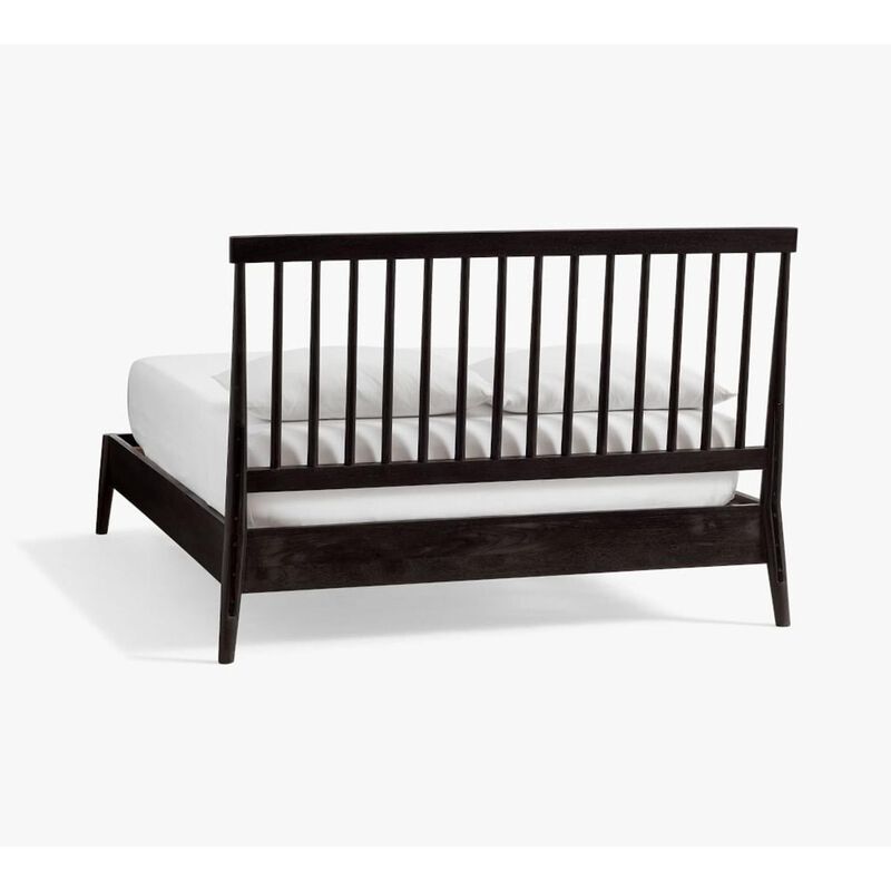 Pottery Barn Willow Spindle Bed Queen Mango Wood image number 1
