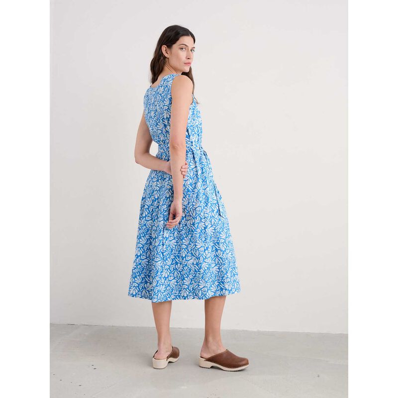 Seasalt Cornwall Belle Dress Cut Out Seaweed Clear Sky image number 1