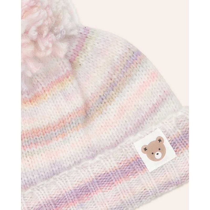 Huxbaby Rainbow Stripe Knit Beanie image number 2