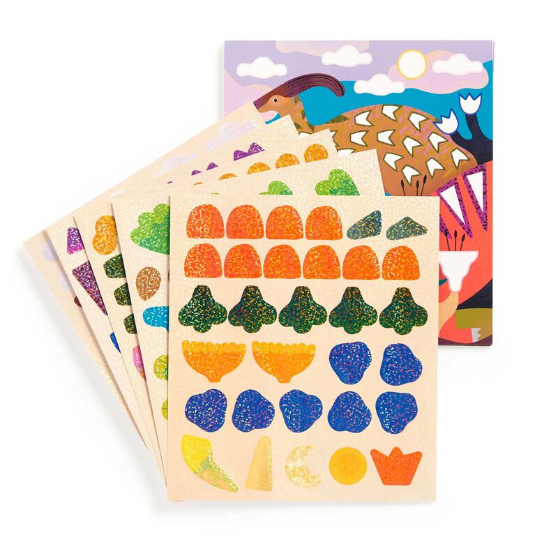 Dinosaur Land Sticker Sparkle Poster Activity Kit image number 1