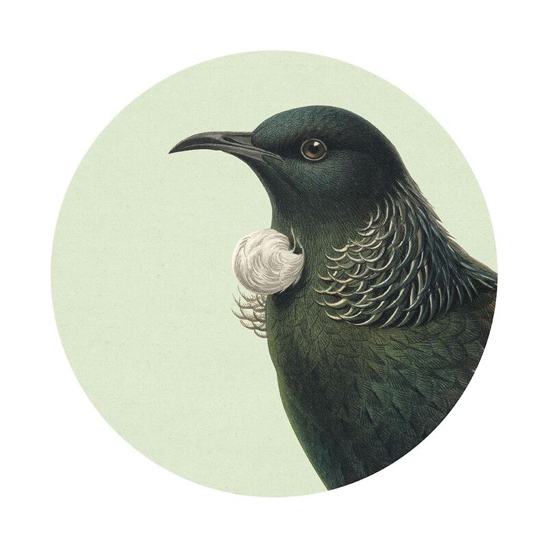 Hushed Green Tui Art Spot Medium image number 0
