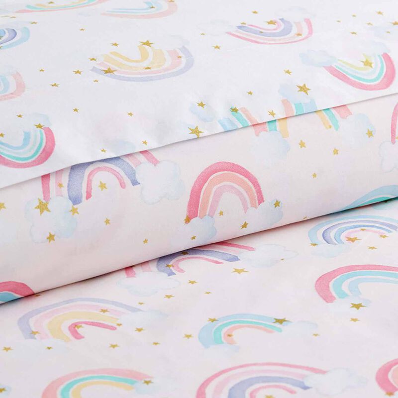 Pottery Barn Kids Organic Rainbow Cloud Pillowcase image number 2