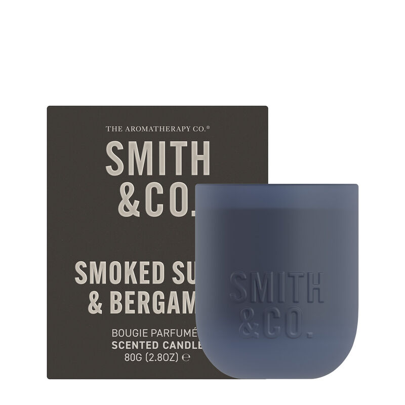Smith & Co. Smoked Suede & Bergamot Scented Candle 80g image number 0