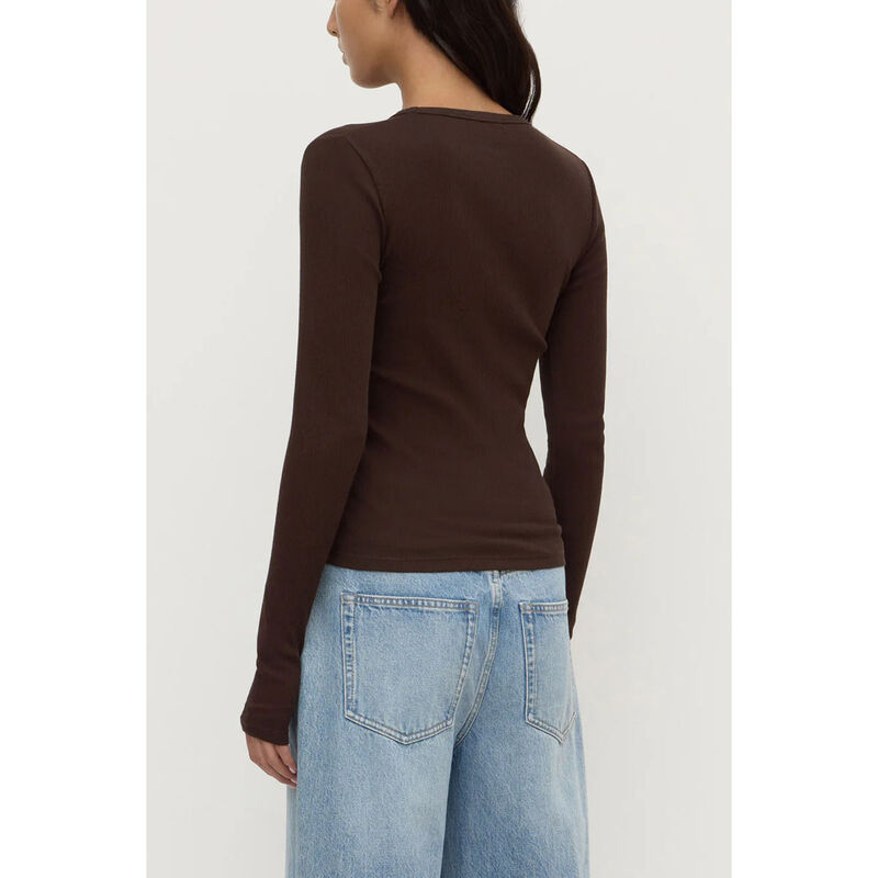 Assembly Label Zali Long Sleeve Tee Ganache image number 1
