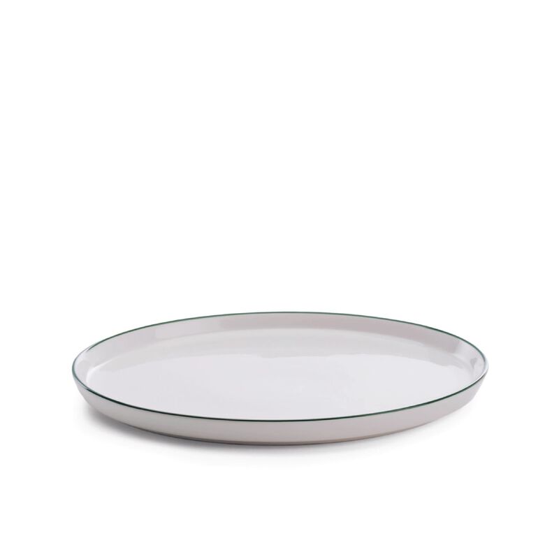 Acme Roman Large Plate Milk With Kawakawa image number 0