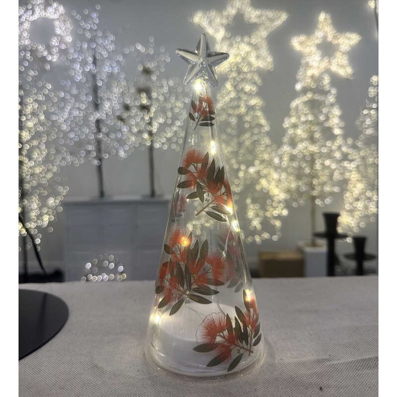 Stellar Haus Pohutukawa Glass Tree 23cm image number 3