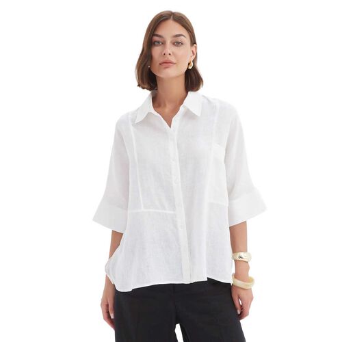 TIRELLI Seam Detail Boxy Shirt