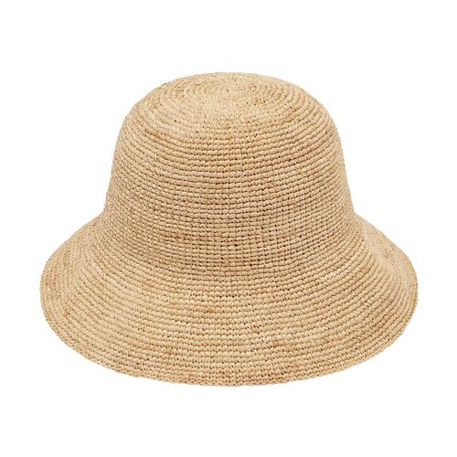 Assembly Label Raffia Bucket Hat - Natural