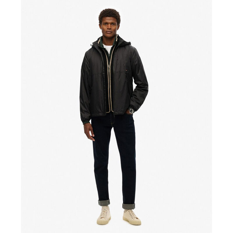 Superdry Hooded Logo Windbreaker Jacket image number 3
