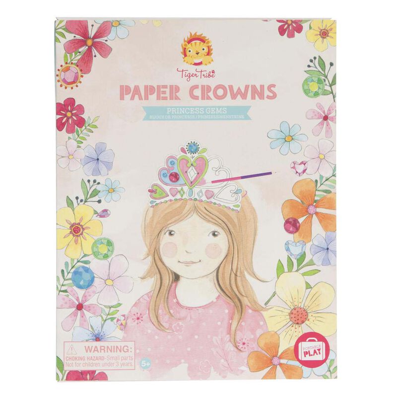 Tiger Tribe Paper Crowns - Princess Gems image number 0