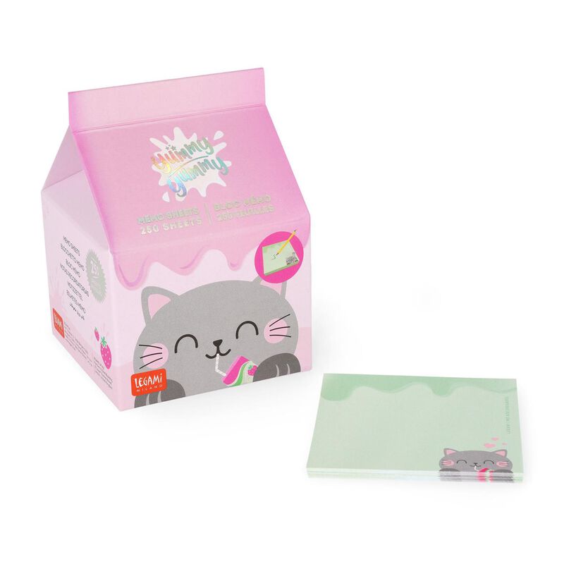 Legami Yummy Yummy Memo Pad - Kitty image number 0