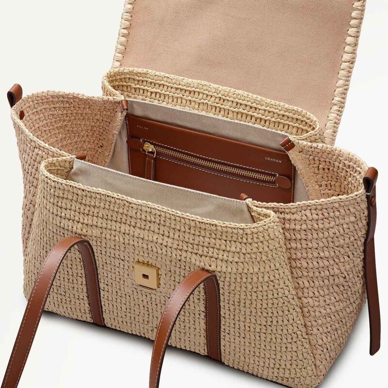 Radley The Chancery Raffia Medium Flapover Shoulder image number 2