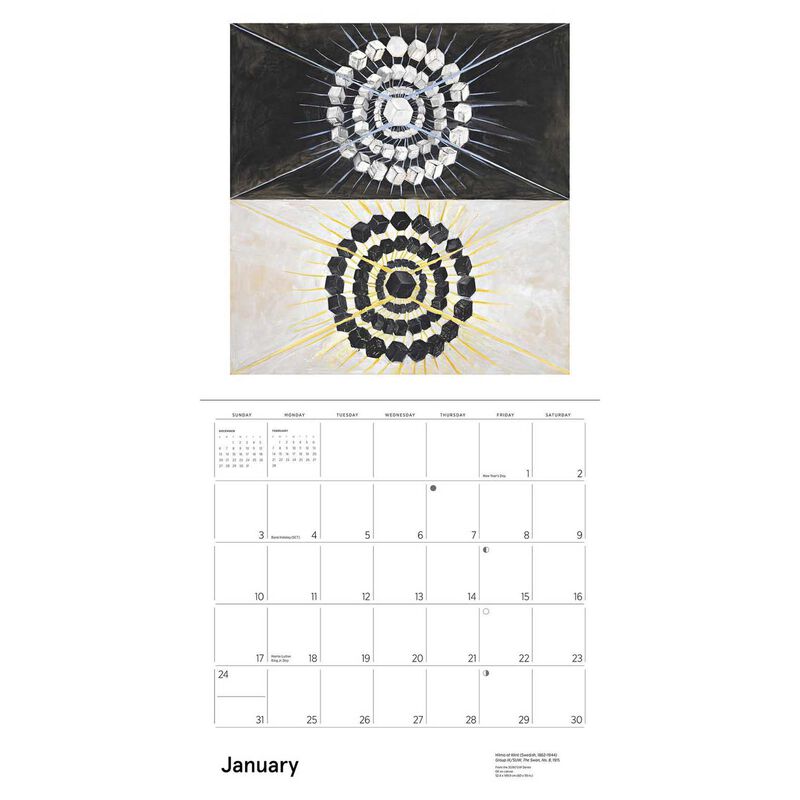 Pomegranate Original Abstraction Wall Calendar 2027 image number 1