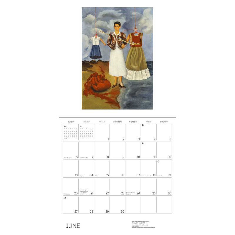 Pomegranate Frida Kahlo Wall Calendar 2027 image number 1