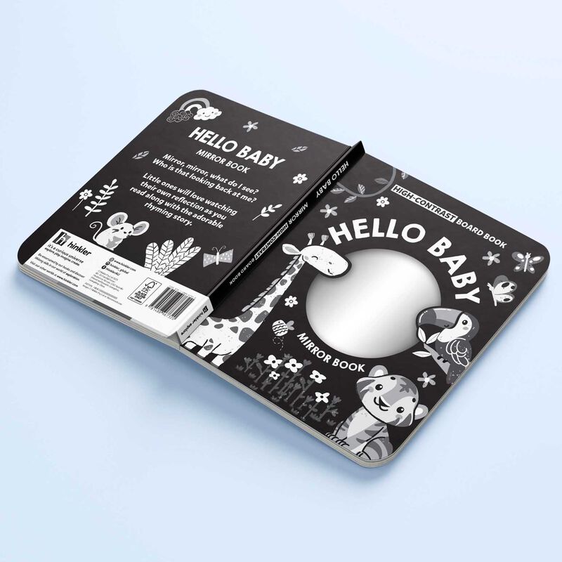 High Contrast Board Book Mirror: Hello Baby! image number 3