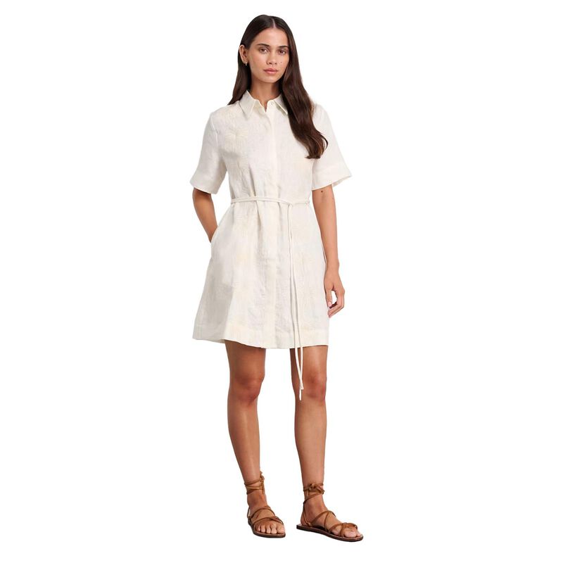 JAG Aimee Linen Palm Dress image number 0