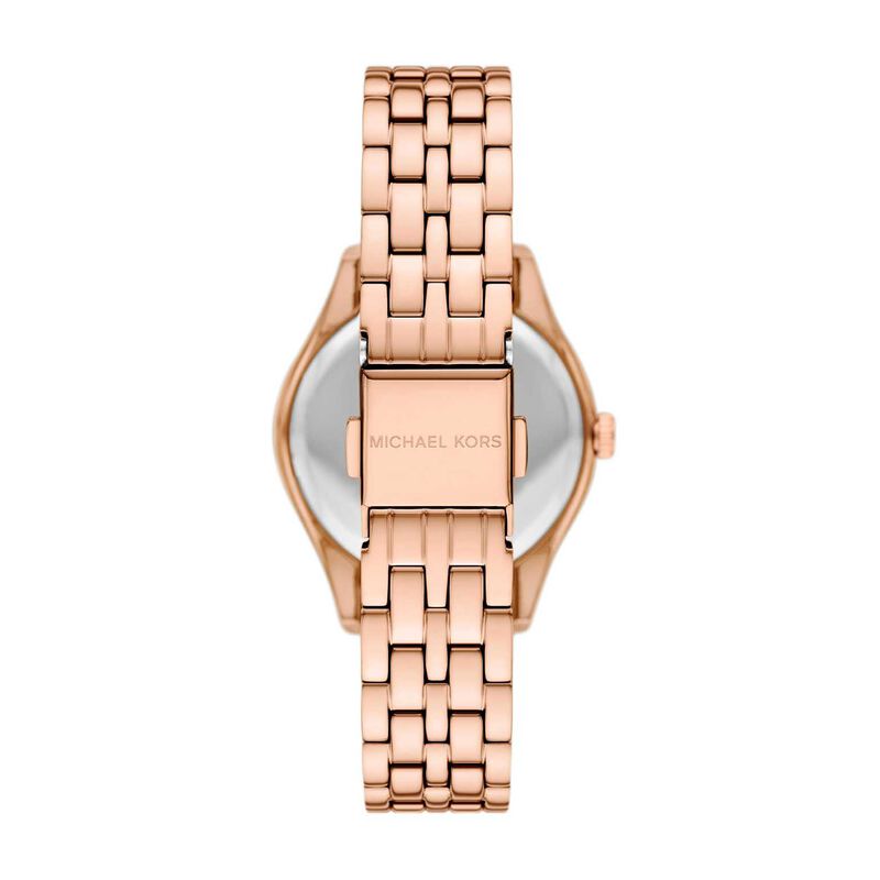 Michael Kors Harlowe Three-Hand Rose Gold-Tone Stainless Steel Watch image number 1