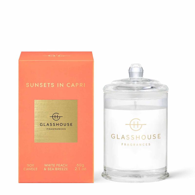 Glasshouse Fragrances Sunsets In Capri 60g Candle image number 0