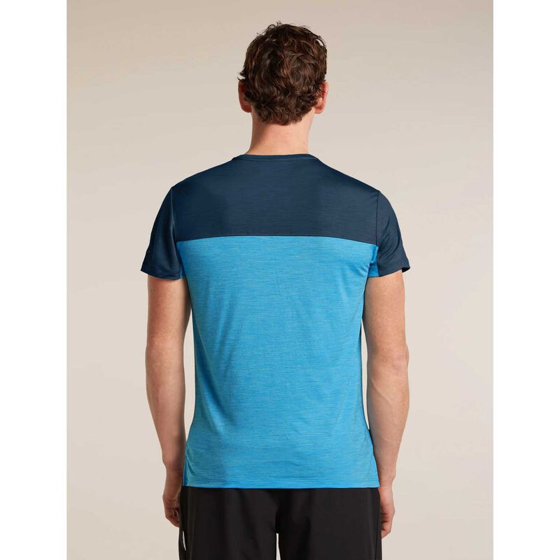 Icebreaker Mens Merino 125 Cool-Lite Sphere III SS Tee Colour Block image number 1
