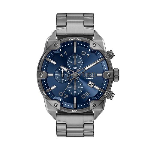 Diesel Spiked Chronograph Gunmetal Stainless Steel Watch