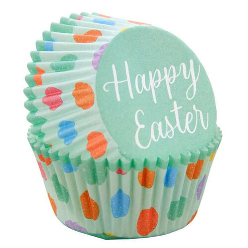 Wilton Std Baking Cup - Happy Easter 24Ct