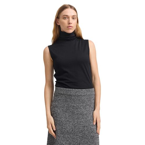 Toorallie Sleeveless Roll Neck Singlet