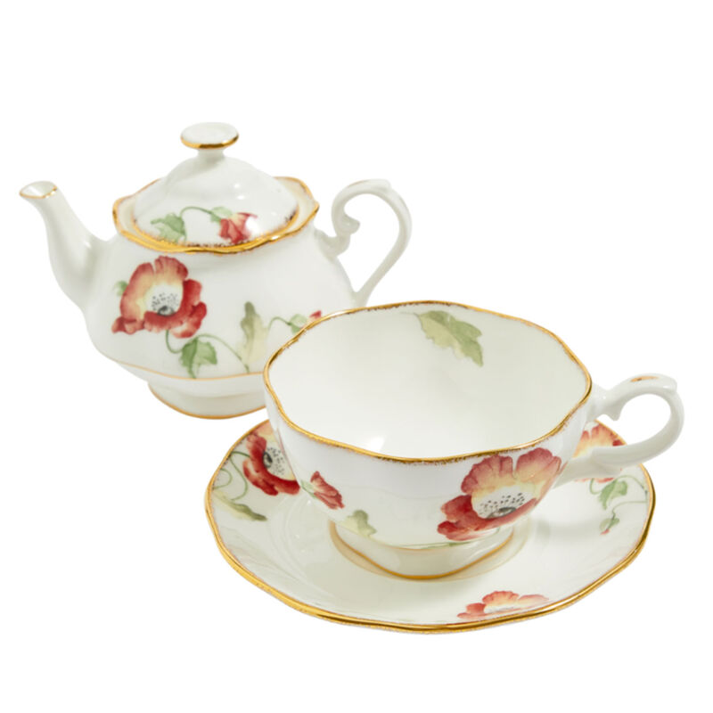 Royal Albert 100 Years Tea for One 500ml Poppy 1970 image number 1