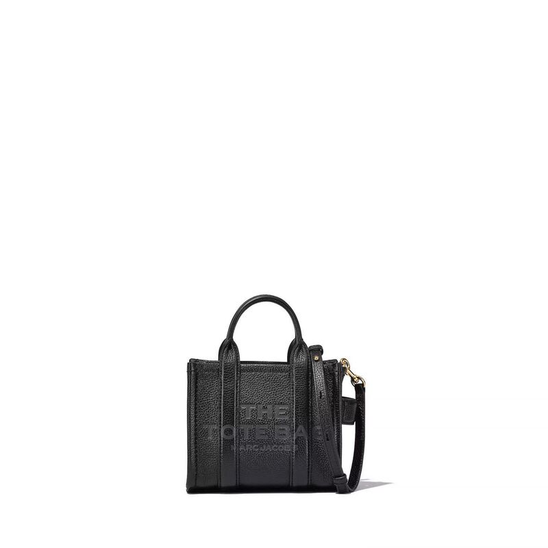 MARC JACOBS The Leather Mini Tote Bag image number 4