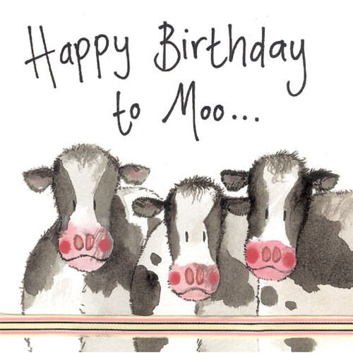 Alex Clark Cows Coaster