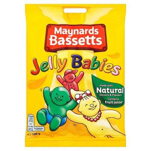 Maynards Bassetts Jelly Babies Bag 130g