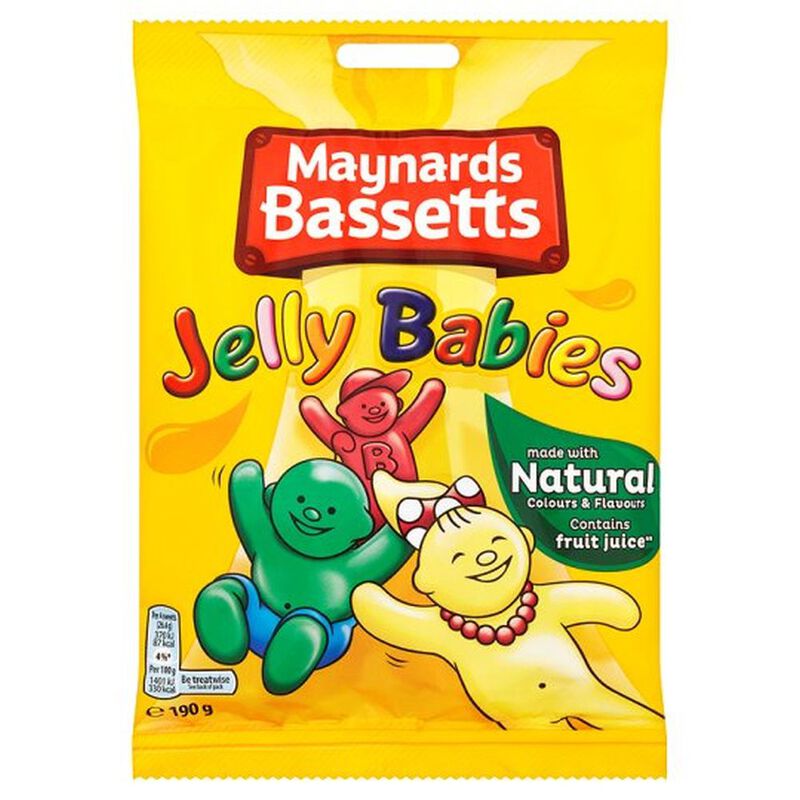 Maynards Bassetts Jelly Babies Bag 130g image number 0