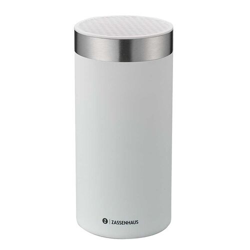Zassenhaus Knife Block Round White & Stainless 20cm