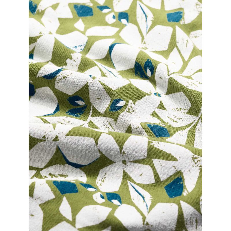 Seasalt Cornwall Wreathe Tunic Headland Collage Dark Citron image number 2