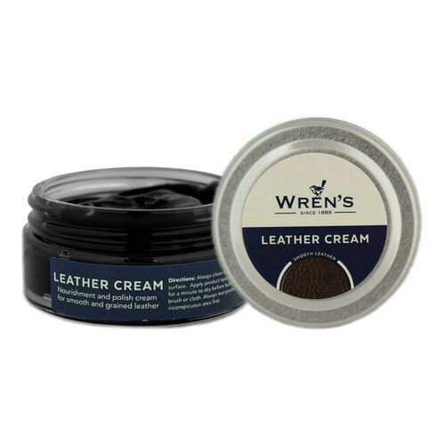 Wrens Leather Cream Jar 50ml 118 Black