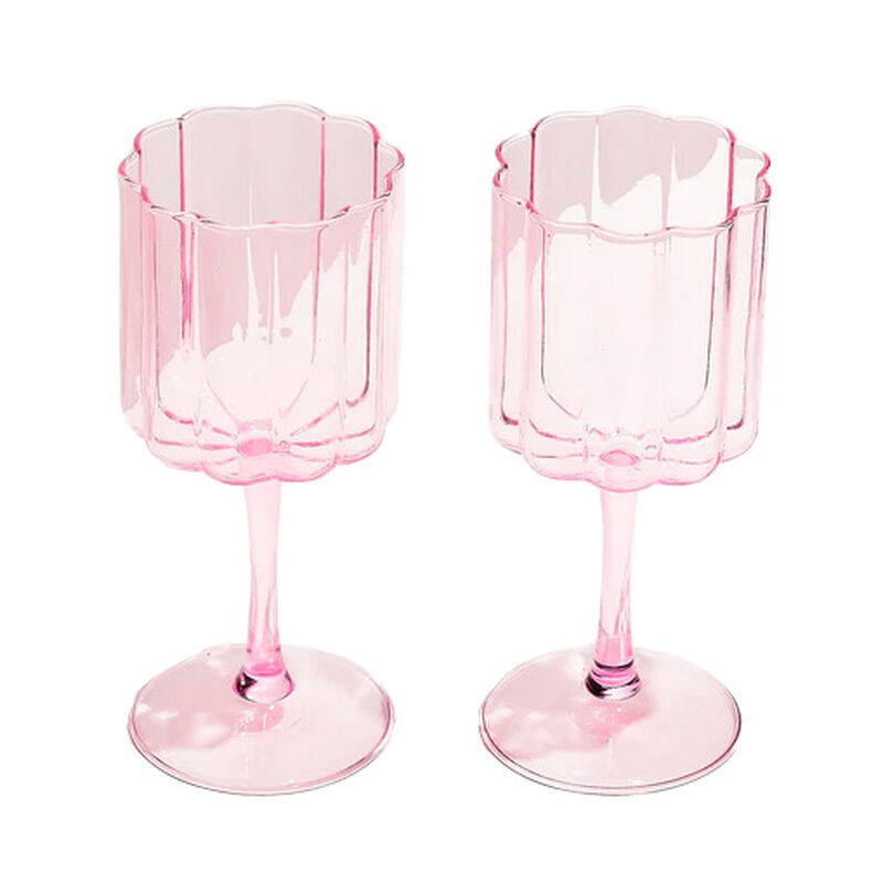Fazeek Wave Wine Glass - Set Of 2 image number 0
