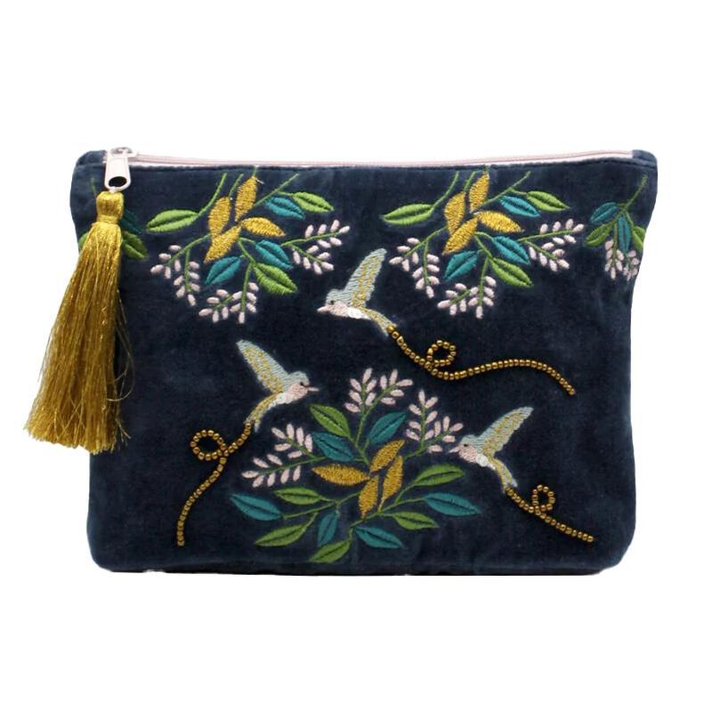 House Of Disaster Secret Garden Bird Make Up Bag image number 0
