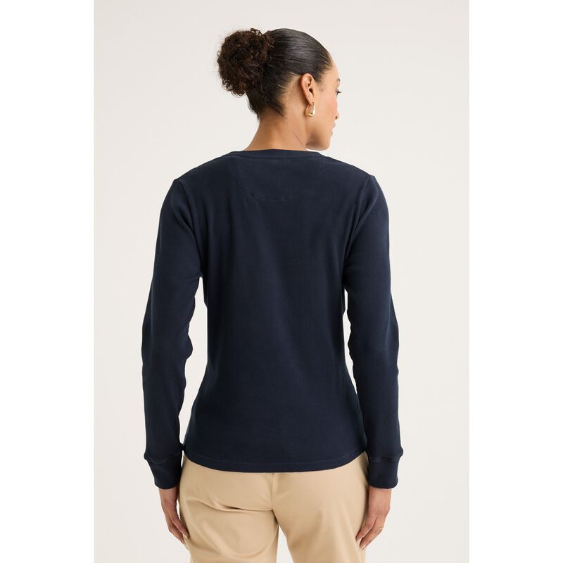 Yarra Trail Mineral Rib Henley Tee image number 1