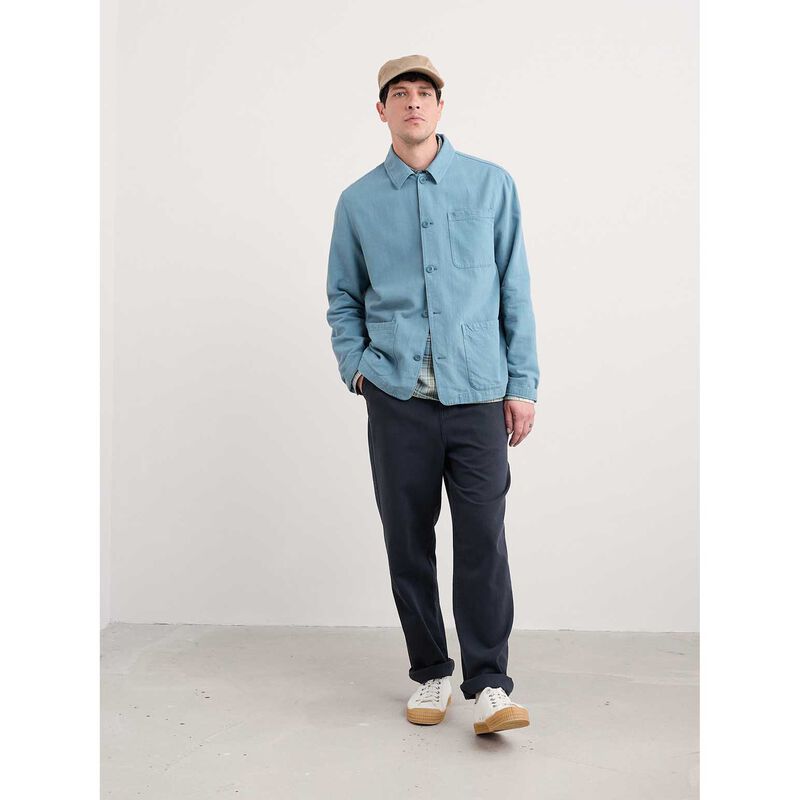 Seasalt Cornwall Well Wright Jacket Hydrangea image number 2