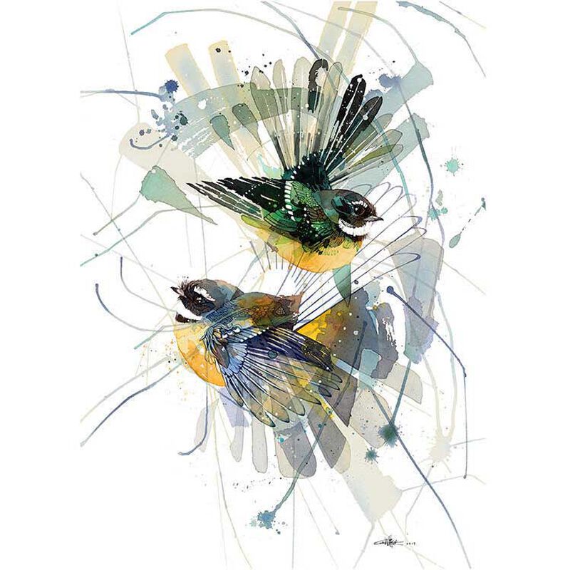 Rachel Walker Piwakawaka Storm Mini Card image number 0