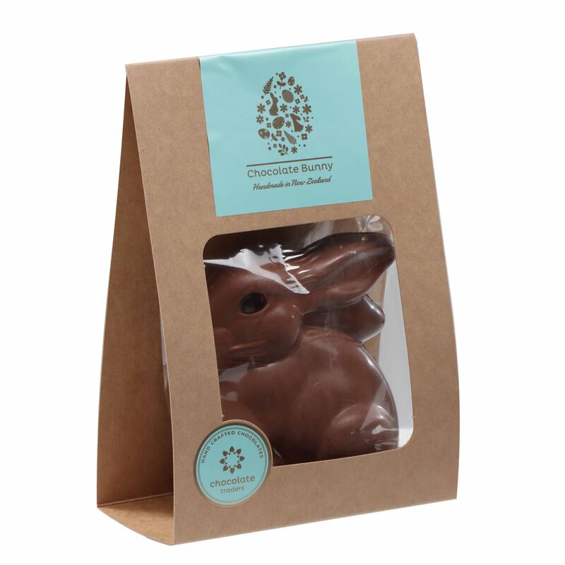 Chocolate Traders Large Chubby Easter Bunny 130mm image number 1