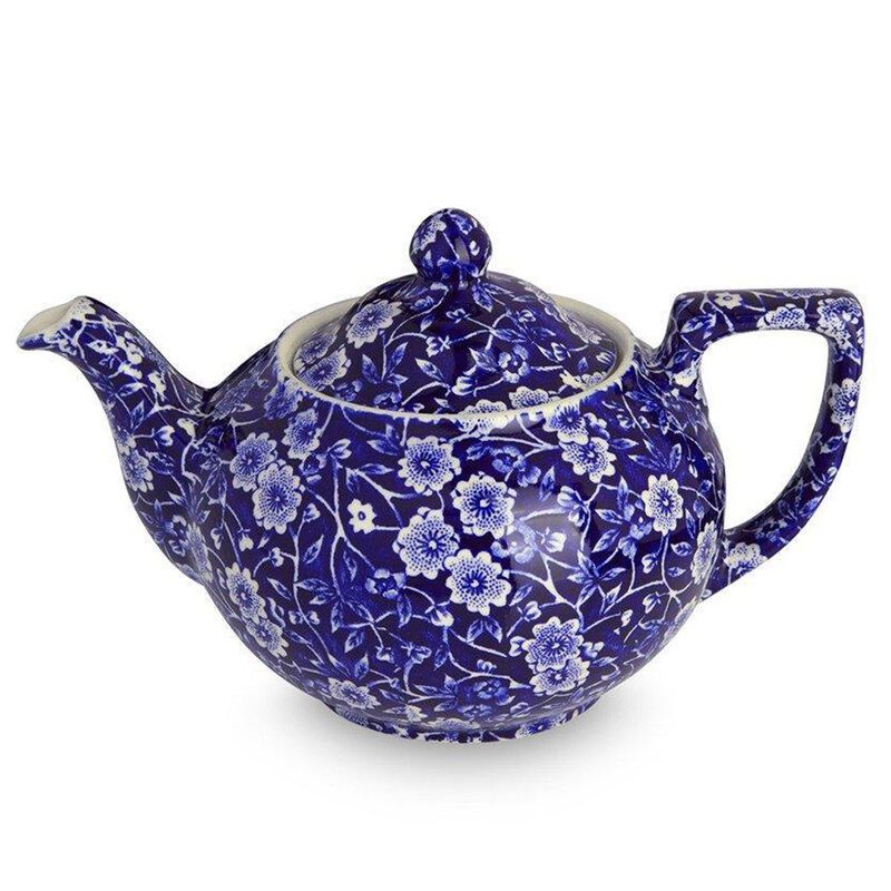 Burleigh Blue Calico Teapot Small 400ml image number 0