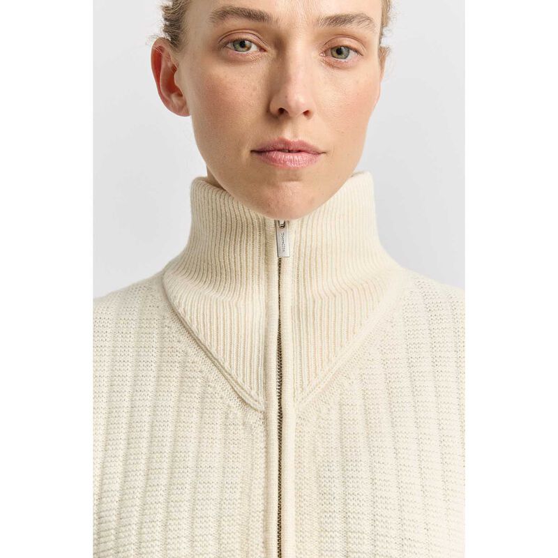 Toorallie Grid Knit Zip Through Jacket image number 6