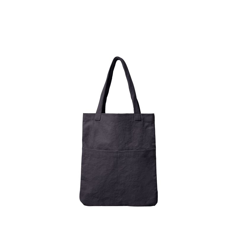 Citt&agrave; Canvas Tote Blue Black image number 0
