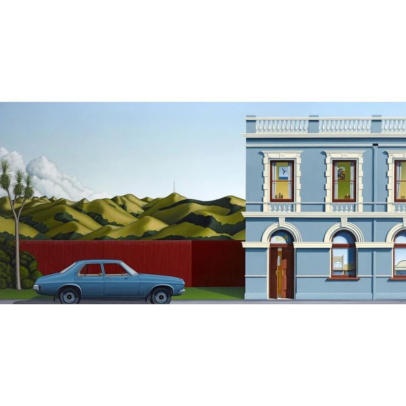 Hamish Allan Blue HQ Matted Mini Print image number 0