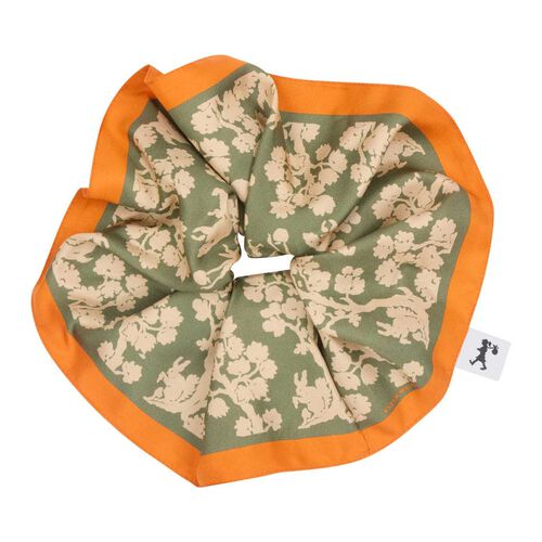 Karen Walker XL Silk Scrunchie Olive