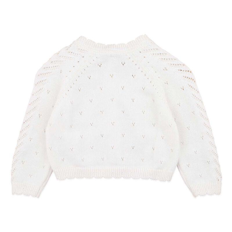B&eacute;b&eacute; Girls Cloud Pointelle Cardi image number 1