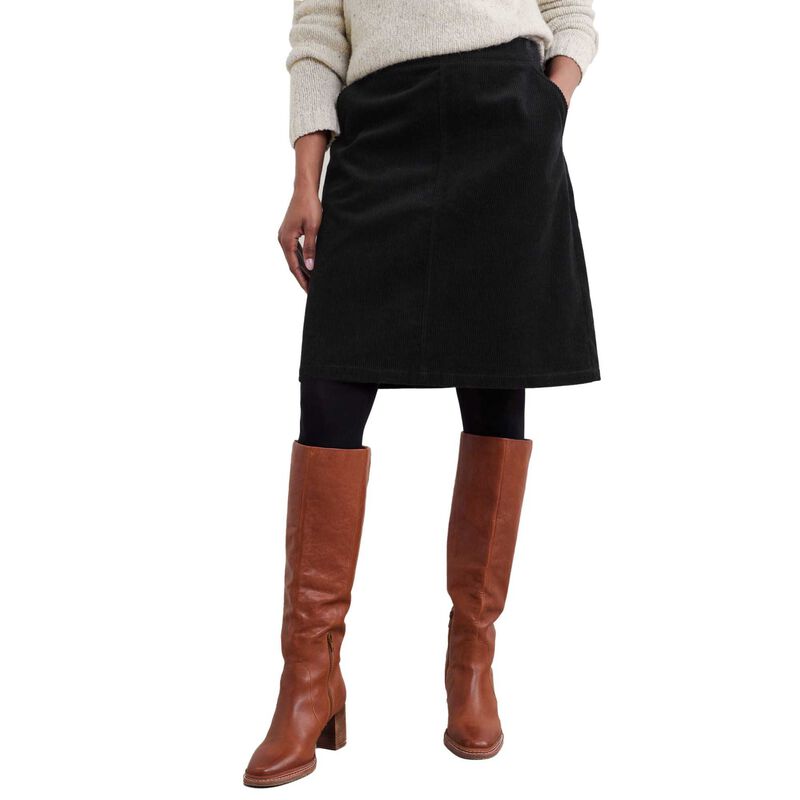 Seasalt Cornwall Dovetail Skirt Onyx image number 0