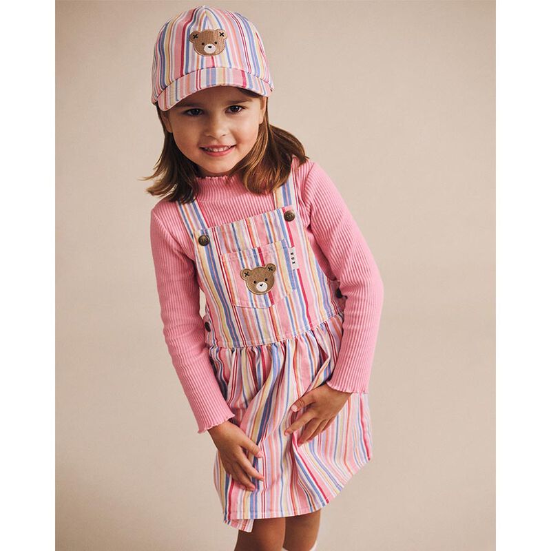 Huxbaby Pink Rib Skivvy 3M-2Y image number 1