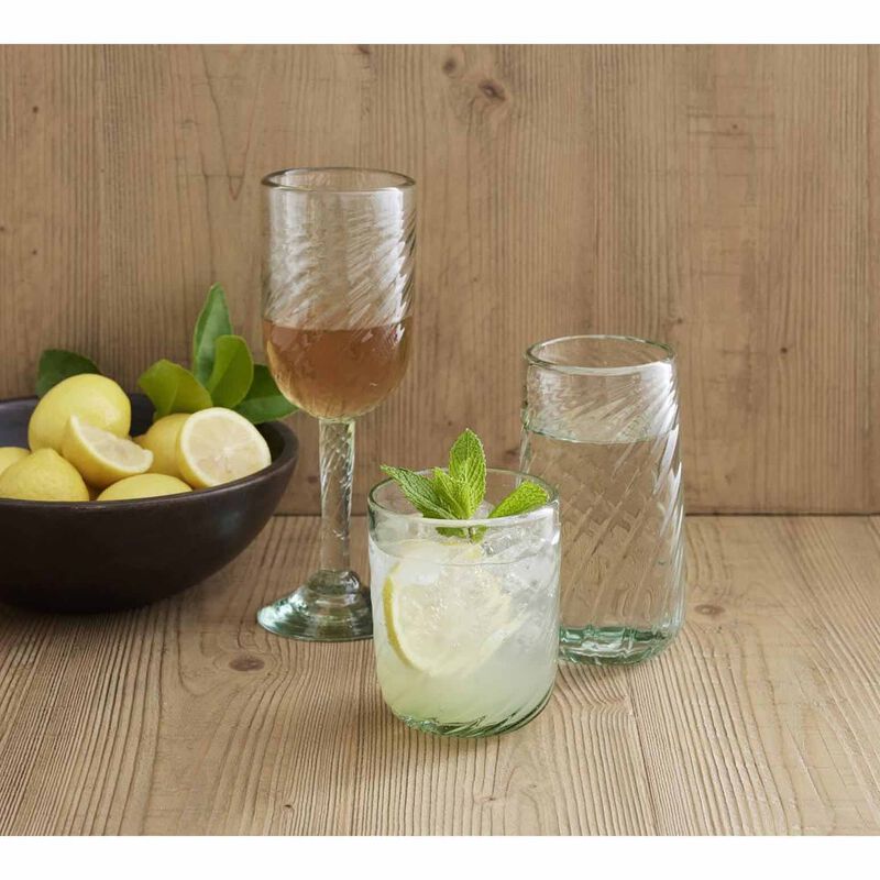 Pottery Barn Twist Tall Glass Set Of 4 image number 2